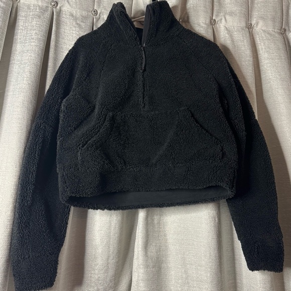 Lululemon Scuba Oversized Fleece Funnel Neck Black - XS/S - Picture 5 of 10